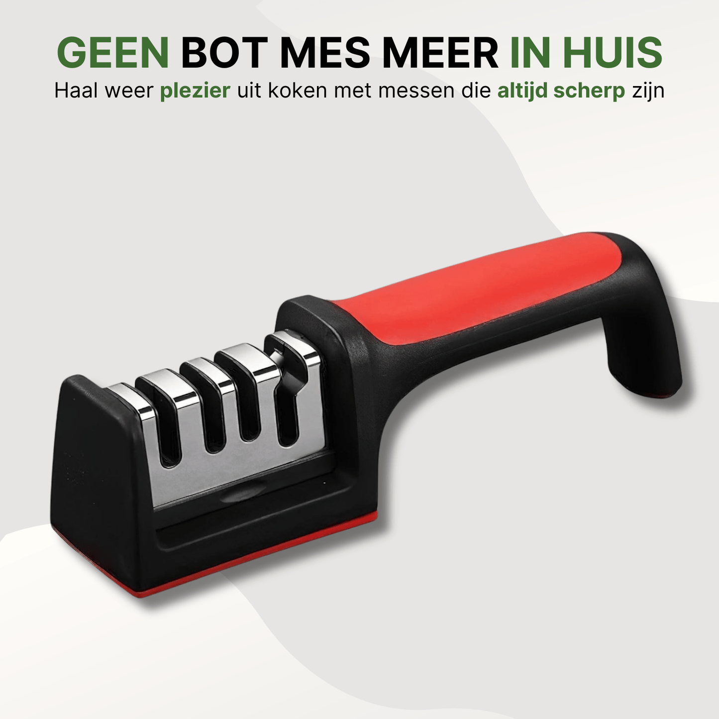 Knivix 4-in-1 Messenslijper – Voor Gladde & Gekartelde Messen