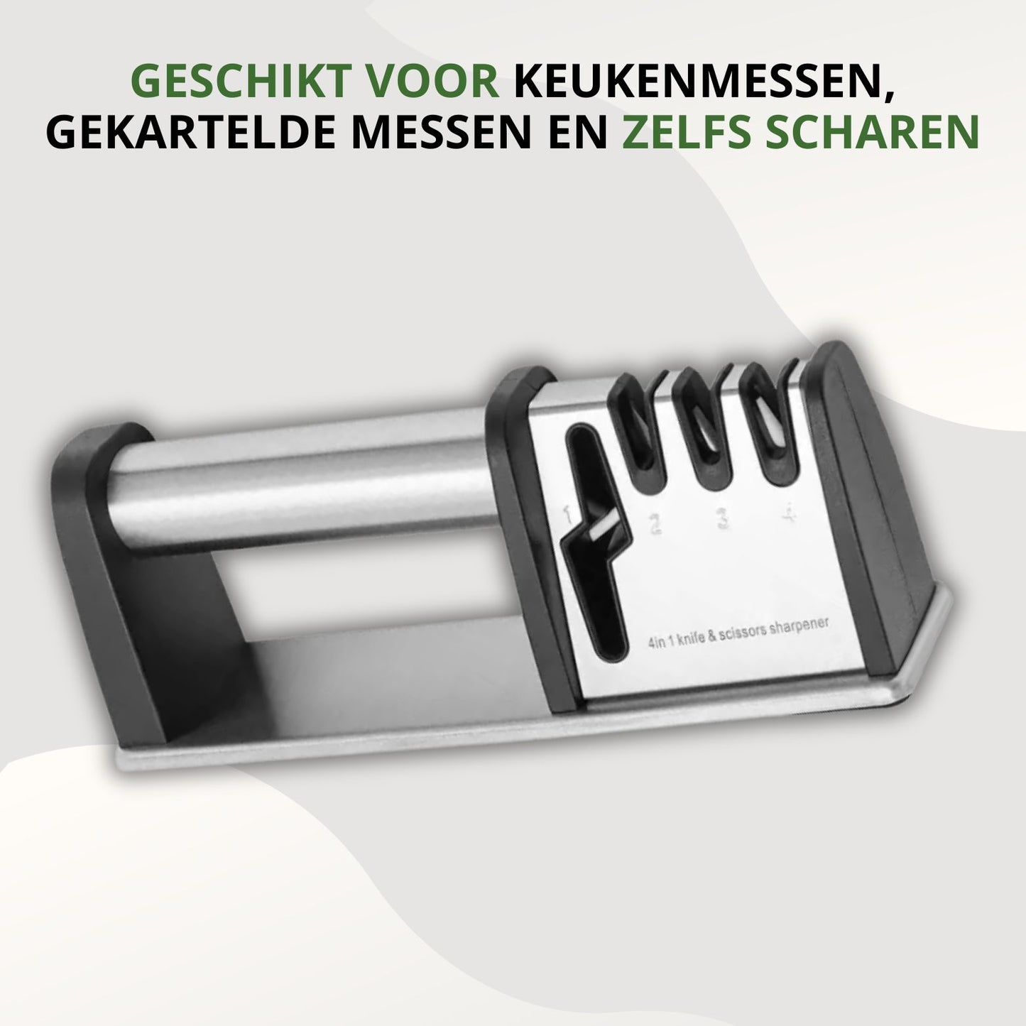EdgePro 4-in-1 Messenslijper – Voor Messen én Scharen