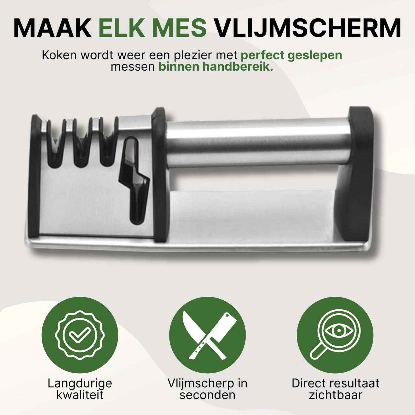EdgePro 4-in-1 Messenslijper – Voor Messen én Scharen