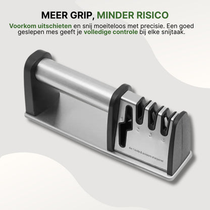 EdgePro 4-in-1 Messenslijper – Voor Messen én Scharen