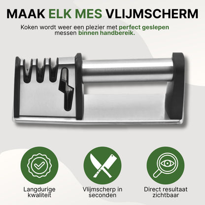 EdgePro 4-in-1 Messenslijper – Voor Messen én Scharen